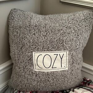 Cozy Gray Decorative Pillow